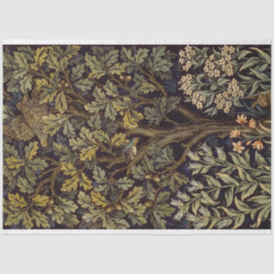 William Morris Hen Pheasant Bird Tree Botanical Tissue Paper