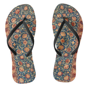 William Morris Holland Park Carpet Pattern Flip Flops