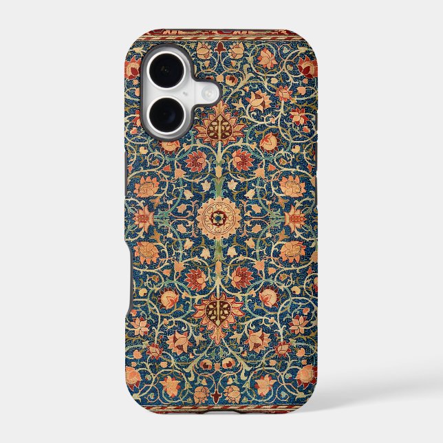William Morris Holland Park Carpet Pattern Iphone Case (Back)