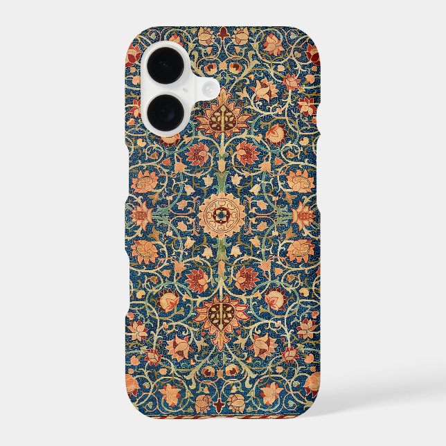 William Morris Holland Park Carpet Pattern Iphone Case (Back)