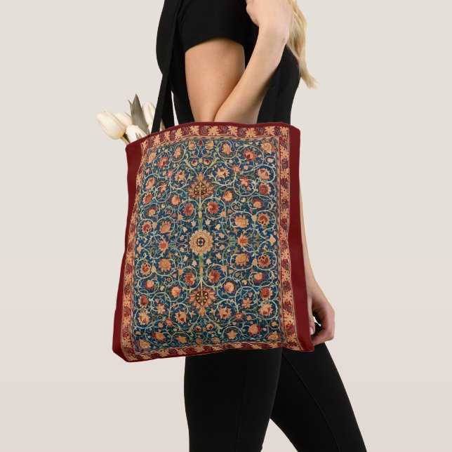 William Morris Holland Park Carpet Shoulder Bag (Close Up)