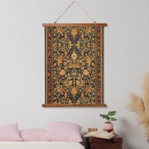 William Morris Holland Park Carpet Vintage pattern Hanging Tapestry