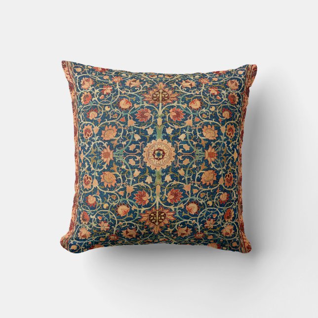 William Morris Holland Park Trellis Throw Pillow (Front)