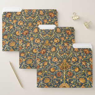 William Morris Holland Park Vintage Carpet Rug File Folder