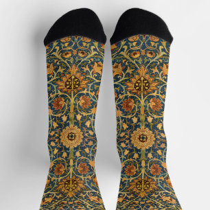 William Morris Holland Park Vintage Carpet Rug Socks
