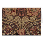 William Morris Honeysuckle Antique Floral Pattern (Front Horizontal)