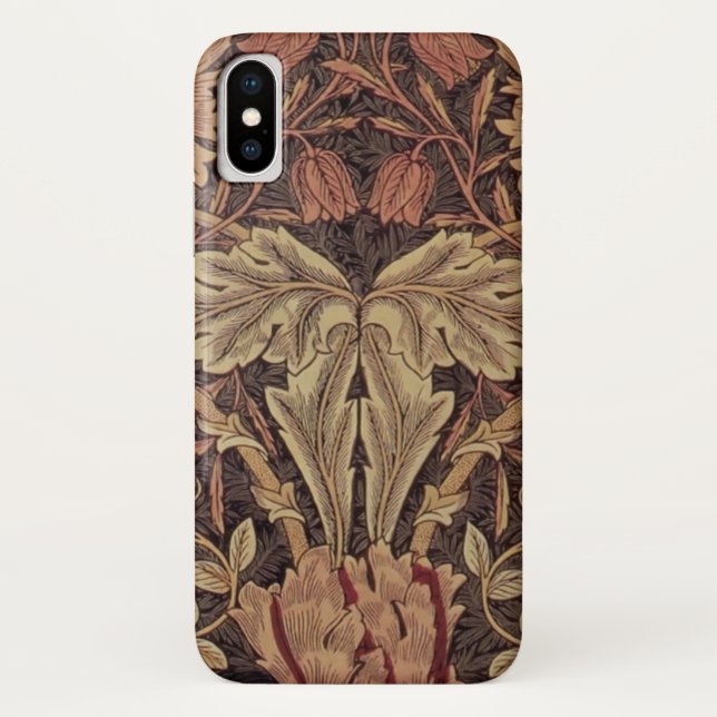 William Morris Honeysuckle Antique Floral Pattern Case-Mate iPhone Case (Back)