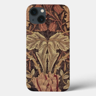 William Morris Honeysuckle Antique Floral Pattern iPhone 13 Case