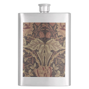 William Morris Honeysuckle Antique Floral Pattern Flask