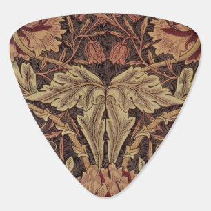 William Morris Honeysuckle Antique Floral Pattern Guitar Pick