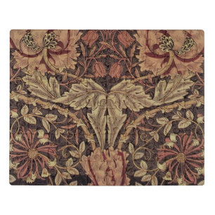 William Morris Honeysuckle Antique Floral Pattern Jigsaw Puzzle