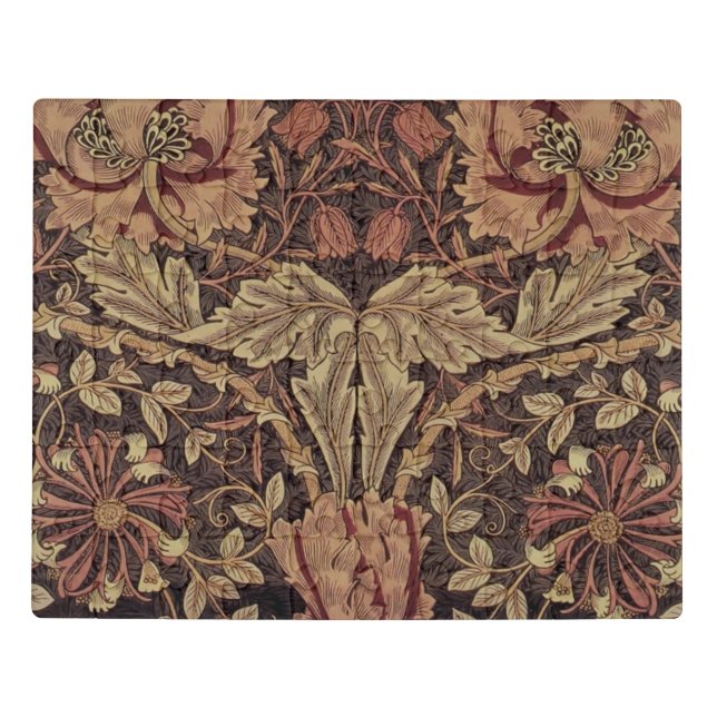 William Morris Honeysuckle Antique Floral Pattern Jigsaw Puzzle (Puzzle Horizontal)