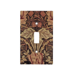 William Morris Honeysuckle Antique Floral Pattern Light Switch Cover