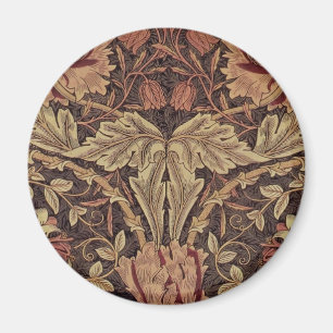 William Morris Honeysuckle Antique Floral Pattern Magnet