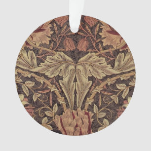 William Morris Honeysuckle Antique Floral Pattern Ornament