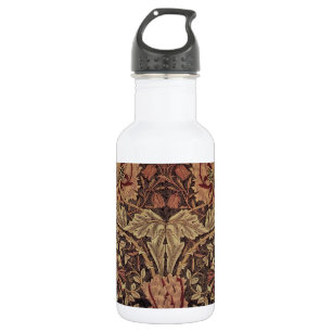 William Morris Honeysuckle Antique Floral Pattern Stainless Steel Water Bottle
