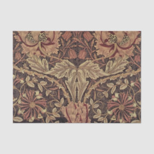 William Morris Honeysuckle Antique Floral Pattern Tissue Paper