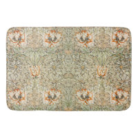 William * Morris Honeysuckle Botanical Peach Green
