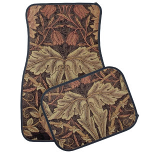 William Morris Honeysuckle Classic English Art Car Floor Mat
