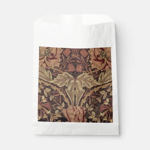 William Morris Honeysuckle Classic English Art Favor Bag