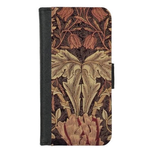 William Morris Honeysuckle Classic English Art iPhone 87 Wallet Case