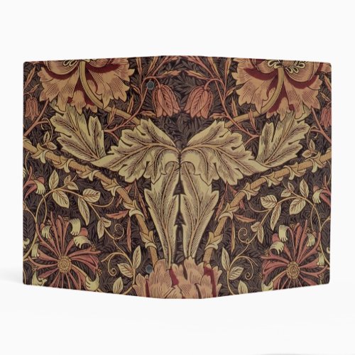 William Morris Honeysuckle Classic English Art Mini Binder