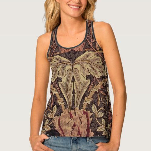 William Morris Honeysuckle Classic English Art Tank Top