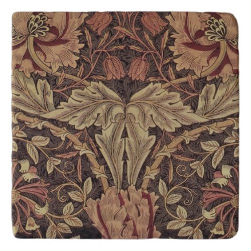 William Morris Honeysuckle Classic English Art Trivet