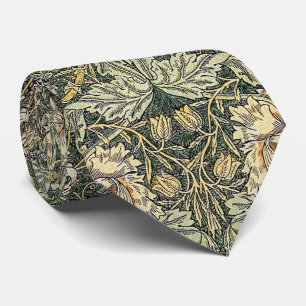 William Morris Honeysuckle Design Neck Tie