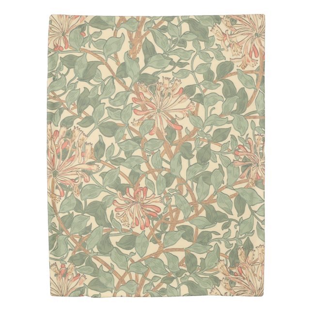 William Morris Honeysuckle Duvet Cover (Front)