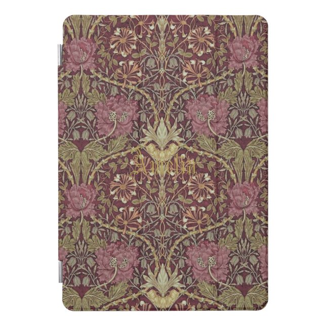 William Morris, Honeysuckle, floral. pattern, art iPad Pro Cover (Front)