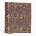 William Morris, Honeysuckle, floral. pattern, art Mini Binder