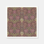 William Morris, Honeysuckle, floral. pattern, art Napkins
