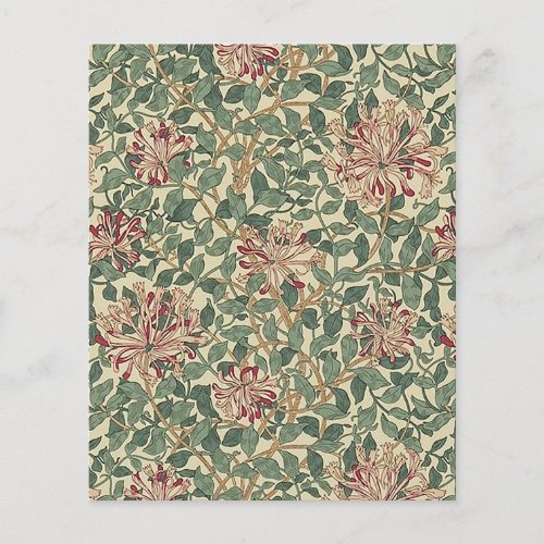 William Morris Honeysuckle Floral Scrapbook Paper