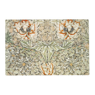 William Morris Honeysuckle Floral Wallpaper Placemat