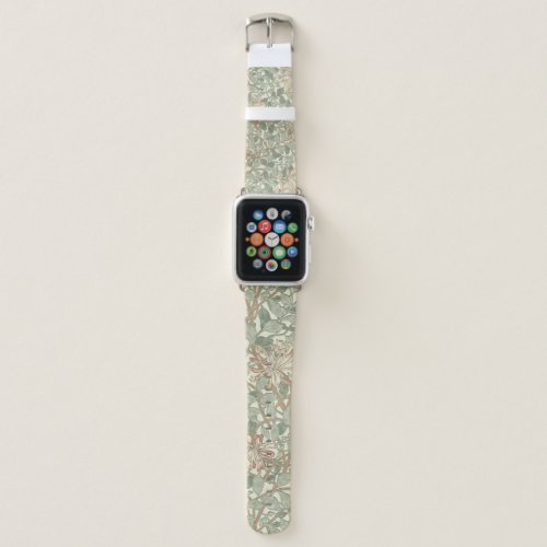 William Morris Honeysuckle Flower Wallpaper Apple Watch Band