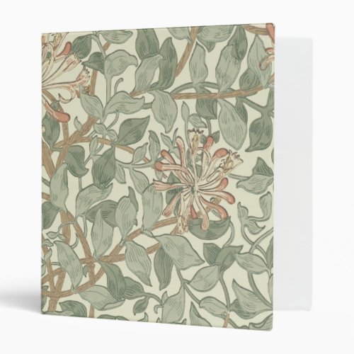William Morris Honeysuckle Flower Wallpaper Binder
