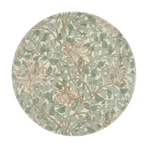 William Morris Honeysuckle Flower Wallpaper Cutting Board