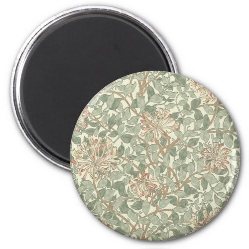 William Morris Honeysuckle Flower Wallpaper Magnet