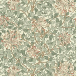 William Morris Honeysuckle Flower Wallpaper Statuette<br><div class="desc">William Morris was a famous 19th century floral wallpaper and fabric designer, and created many of the most famous floral designs in the arts & crafts movement, influencing Victorian home décor and the art nouveau artists. The William Morris company produced The Honeysuckle pattern between 1915 and 1917 as wallpaper art,...</div>