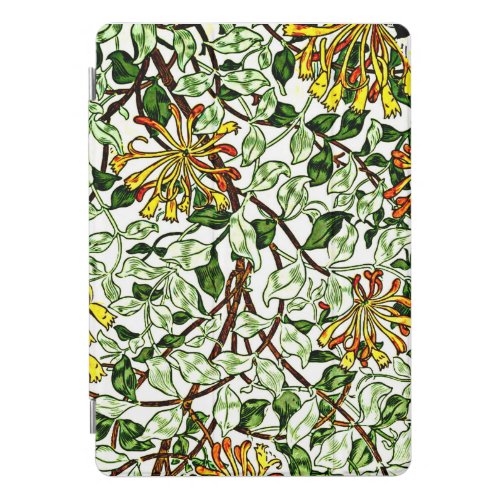 William Morris _ Honeysuckle green and yellow gold iPad Pro Cover