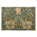 William Morris Honeysuckle Green Floral Cloth Placemat