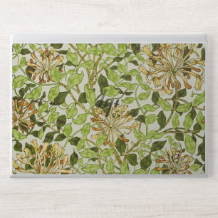 William Morris Honeysuckle Green Flowers HP Laptop Skin