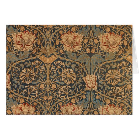 William Morris Honeysuckle Rich Wallpaper (Front Horizontal)