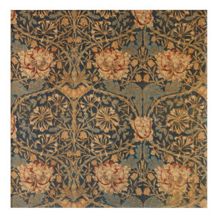 William Morris Honeysuckle Rich Wallpaper Acrylic Print