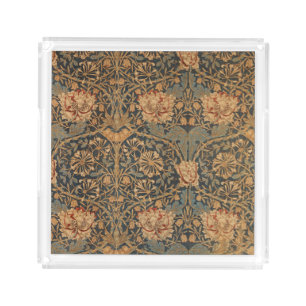 William Morris Honeysuckle Rich Wallpaper Acrylic Tray