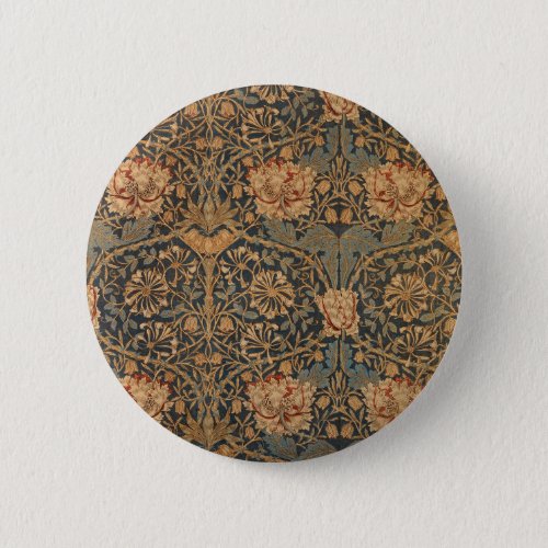 William Morris Honeysuckle Rich Wallpaper Button