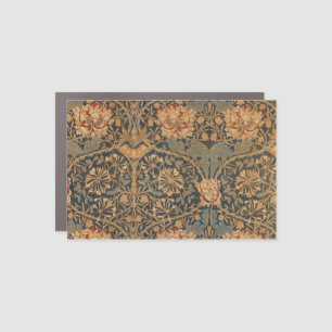 William Morris Honeysuckle Rich Wallpaper Car Magnet