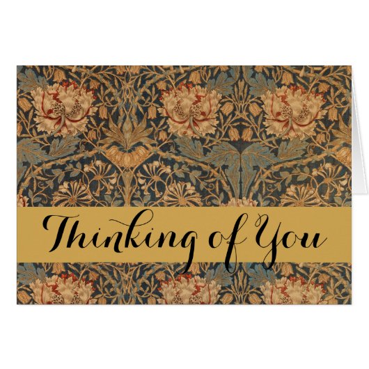 William Morris Honeysuckle Rich Wallpaper Cards (Front Horizontal)