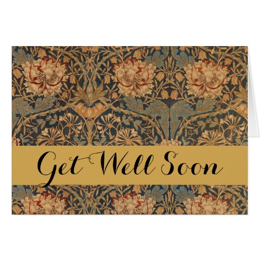 William Morris Honeysuckle Rich Wallpaper Cards (Front Horizontal)